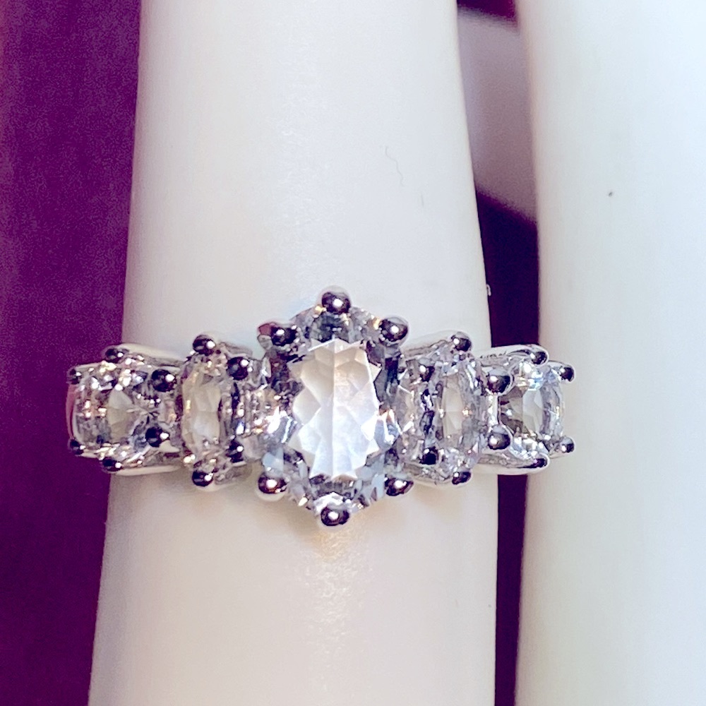 Oval & Round Crystal Quartz Ring